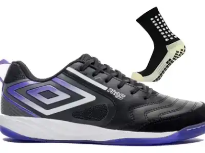 Foto da Chuteira Indoor Futsal Umbro Pro 5 Bump Couro Original